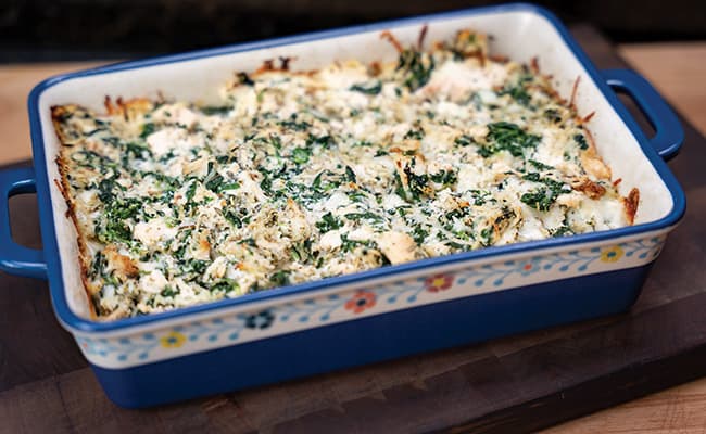 Cheesy Chicken in a One-Pan Solution (Video)
