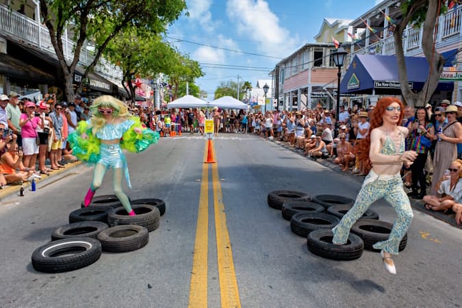 High Heel Hilarity Takes Center Stage at Key West Drag Race (Video)