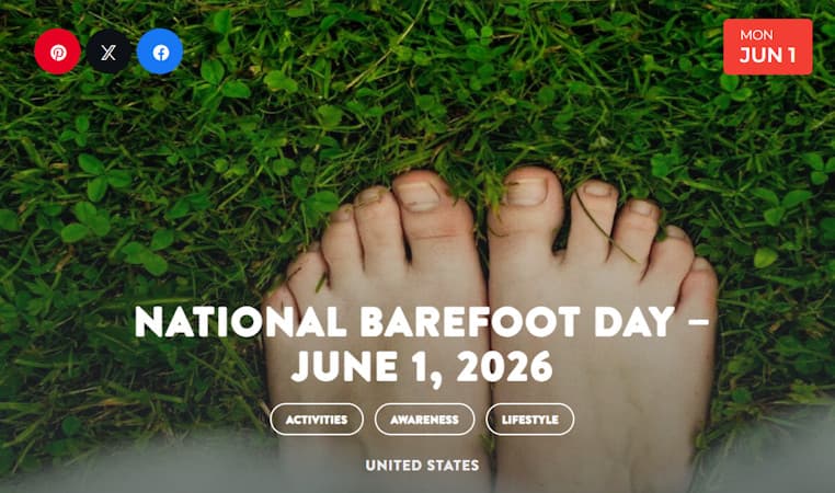 Kick Off Your Shoes It’s National Go Barefoot Day
