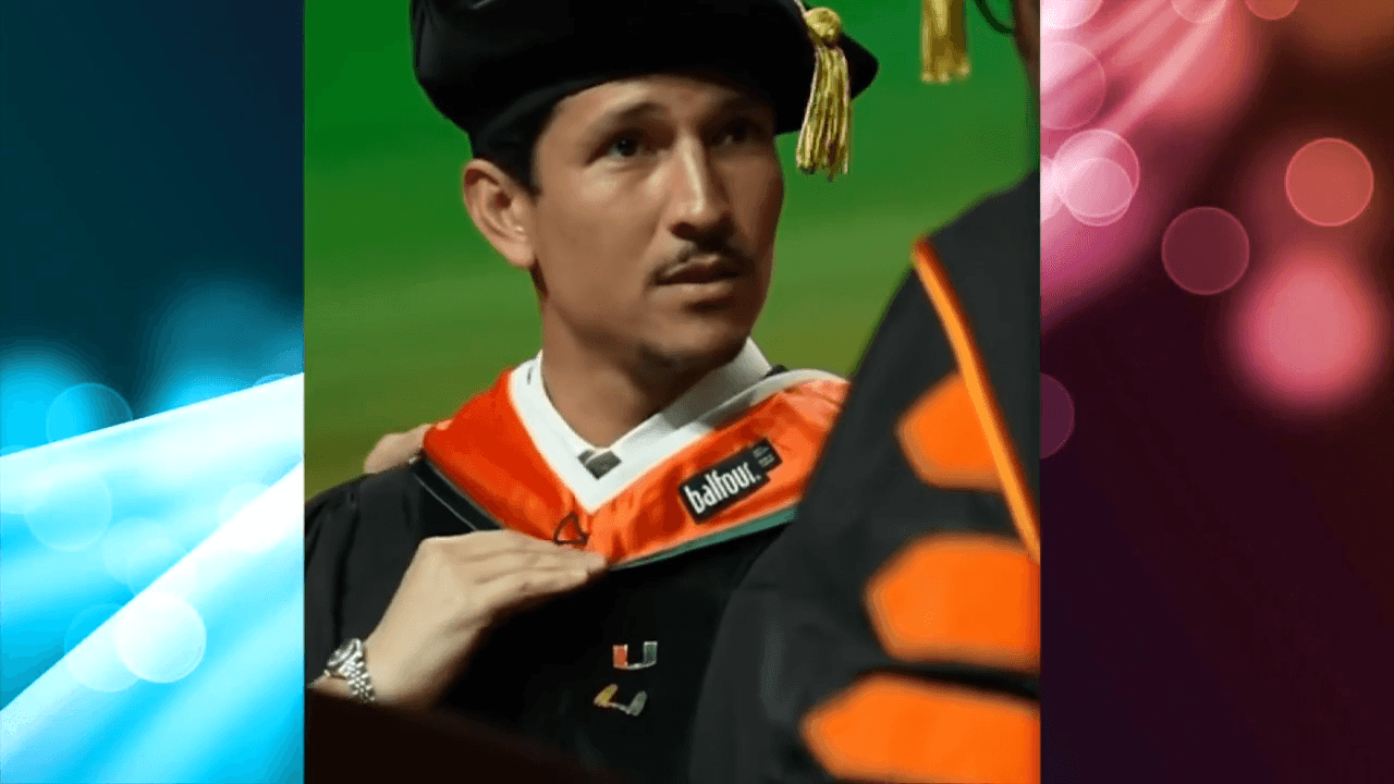 Miami native Danny Ramirez receives honorary doctorate degree at UM