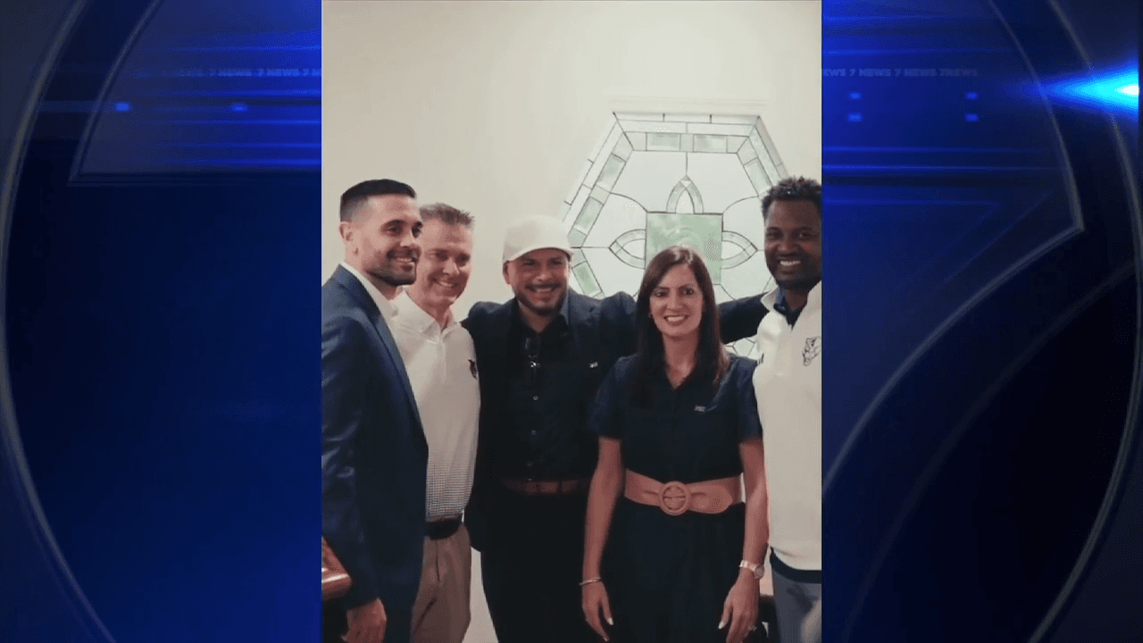 Music star Pitbull makes surprise appearance at FIU house party