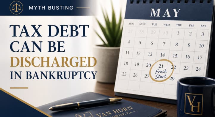 Myth Busting: Can Tax Debt Be Discharged in Bankruptcy?