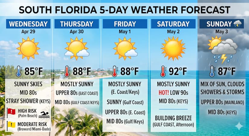 Sunny Skies and Climbing Temperatures Precede Weekend Storms