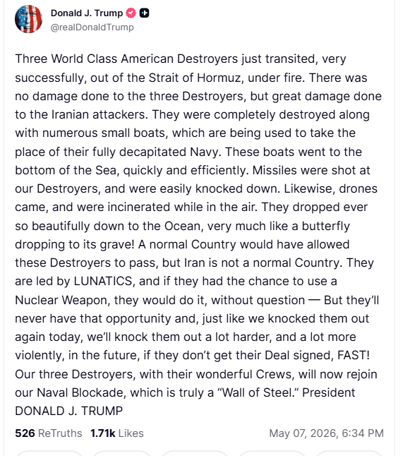 Trump’s Ultimatum: “The Bombing Starts” As Hormuz Erupts In Fresh Combat