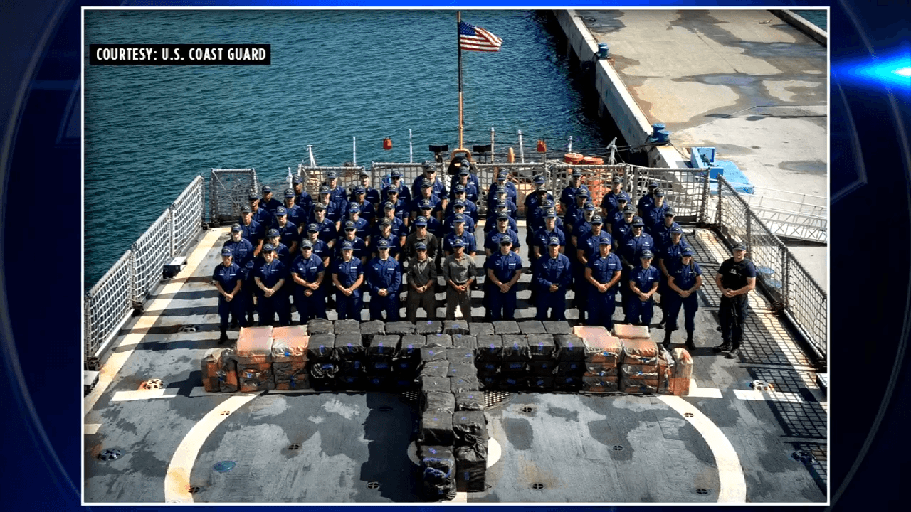 USCG seizes estimated $46M in cocaine from vessel off coast of Colombia