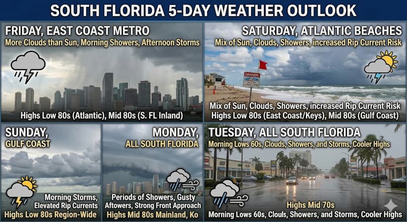 Wet Weather Ahead: A South Florida Weekend Forecast