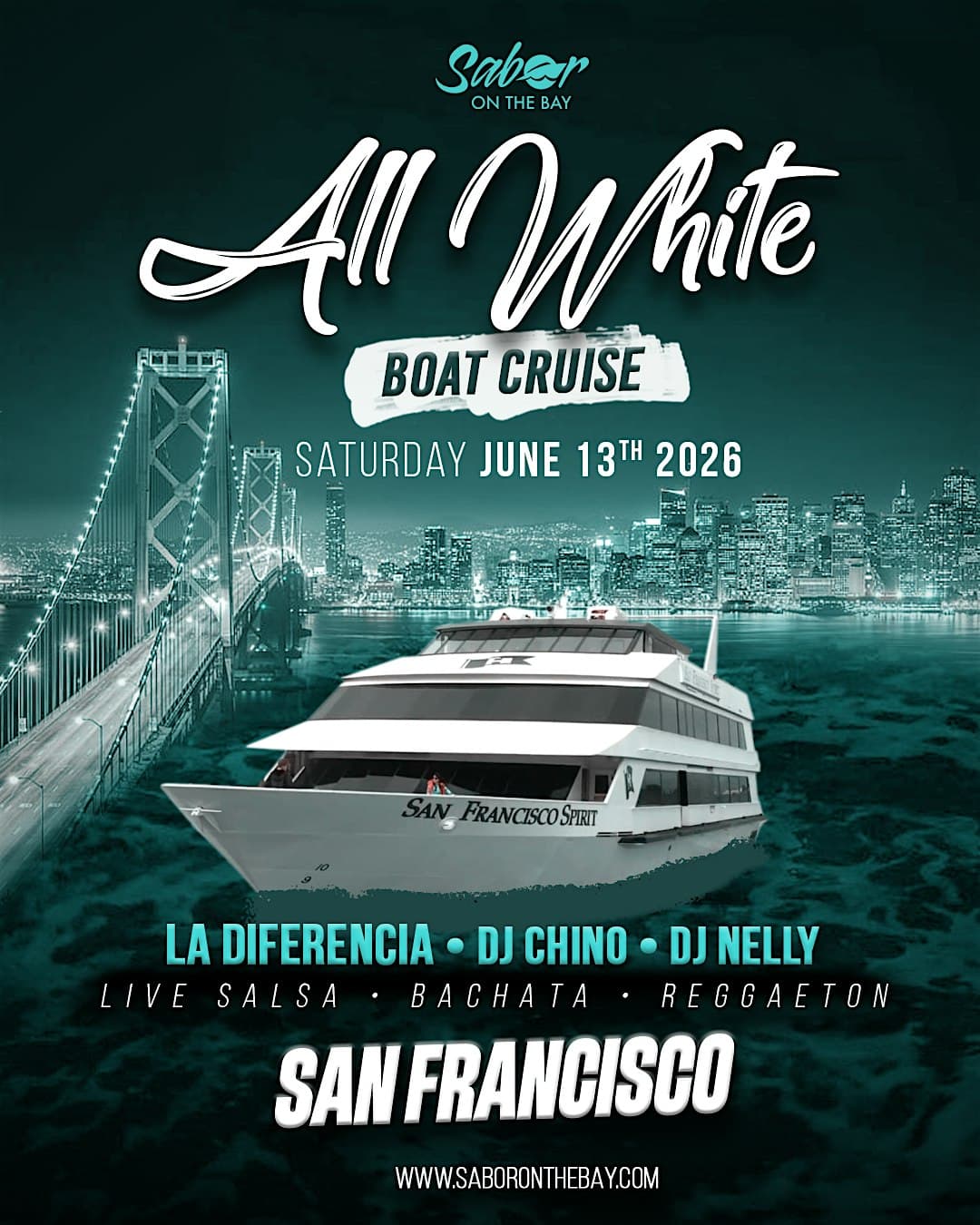 "All White" Latin Boat Party