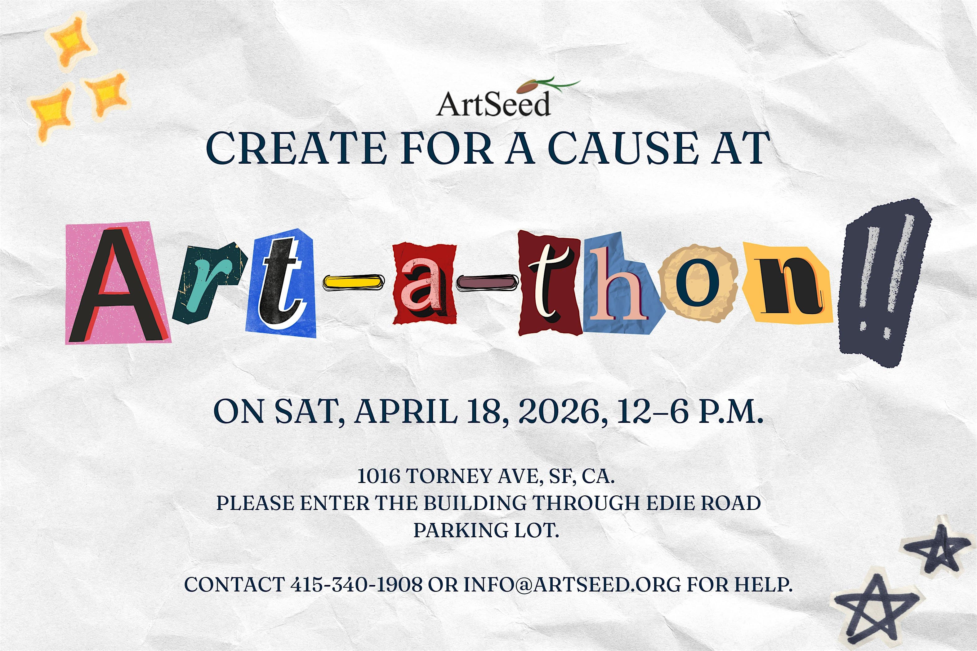 Create for a Cause at Art-a-thon!