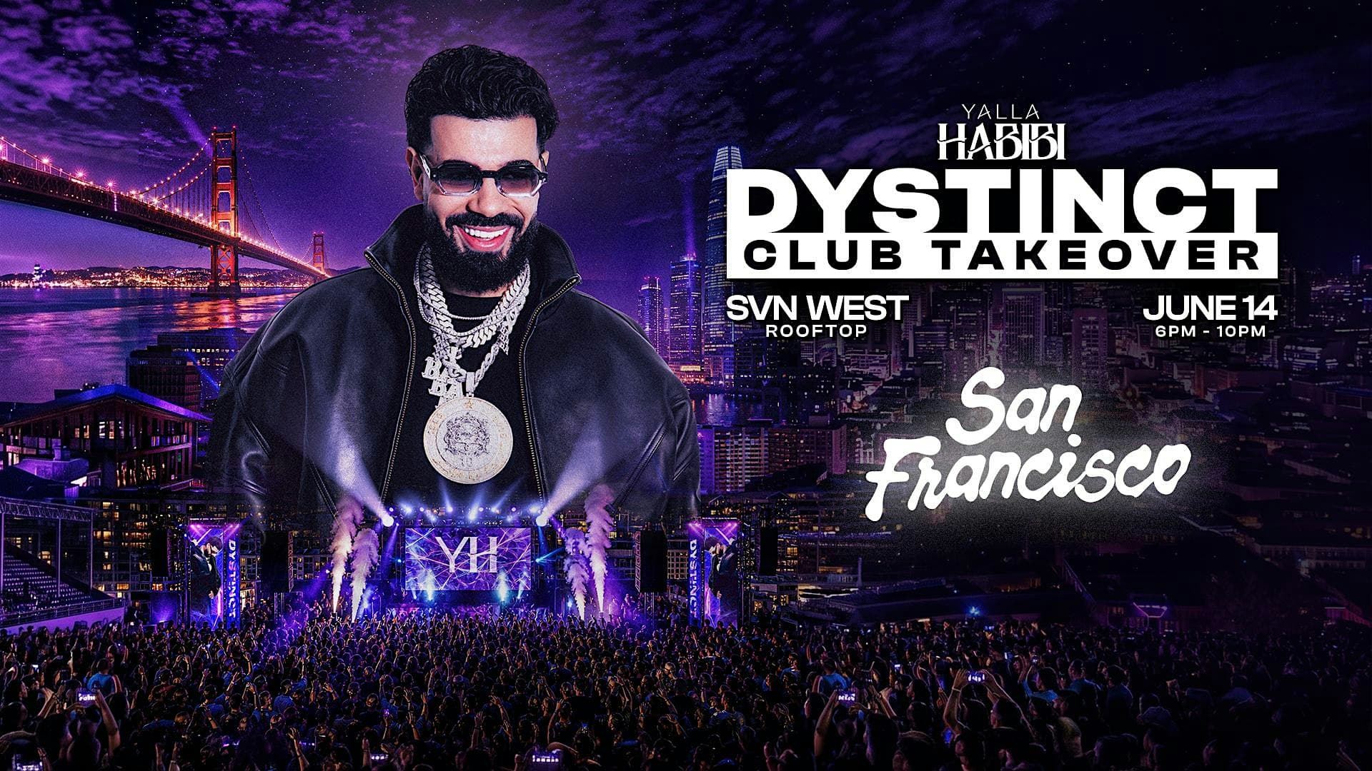 DYSTINCT live in Bay Area @SVN West | June 14 | Live performance