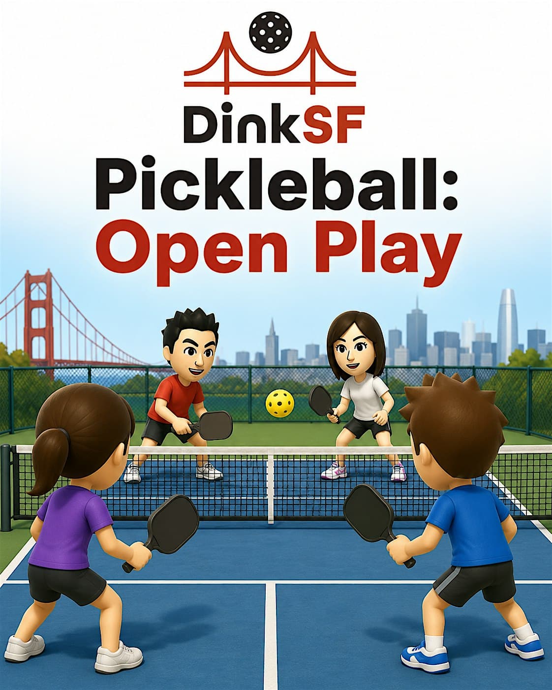 Pickleball Open Play: DinkSF (Sunday)