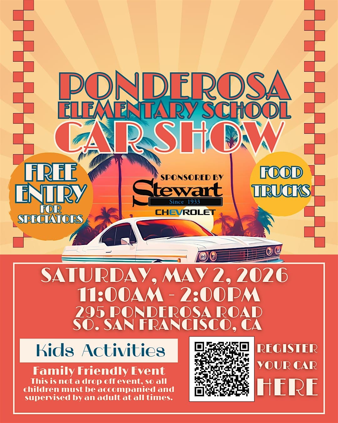 Ponderosa Elementary School Car Show