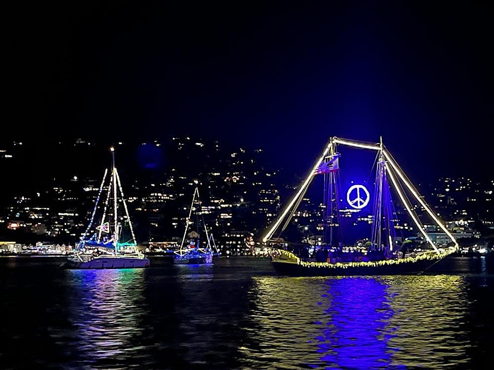 Sausalito Lighted Boat Parade and Fireworks 2026 aboard Schooner Freda B