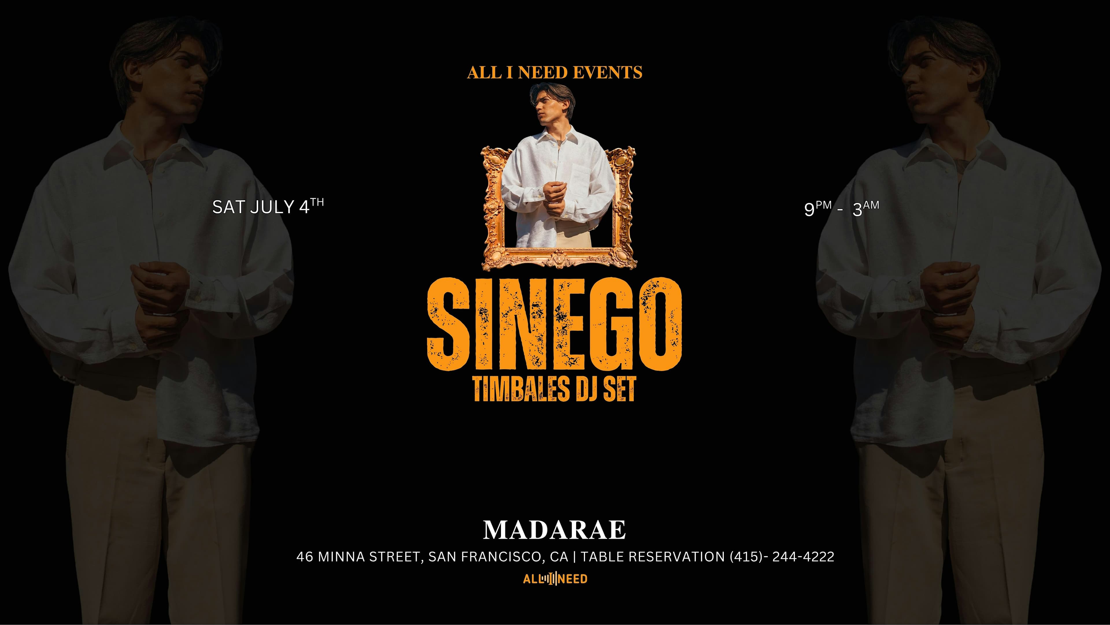 SINEGO (Timbales Dj Set) at MadaRae