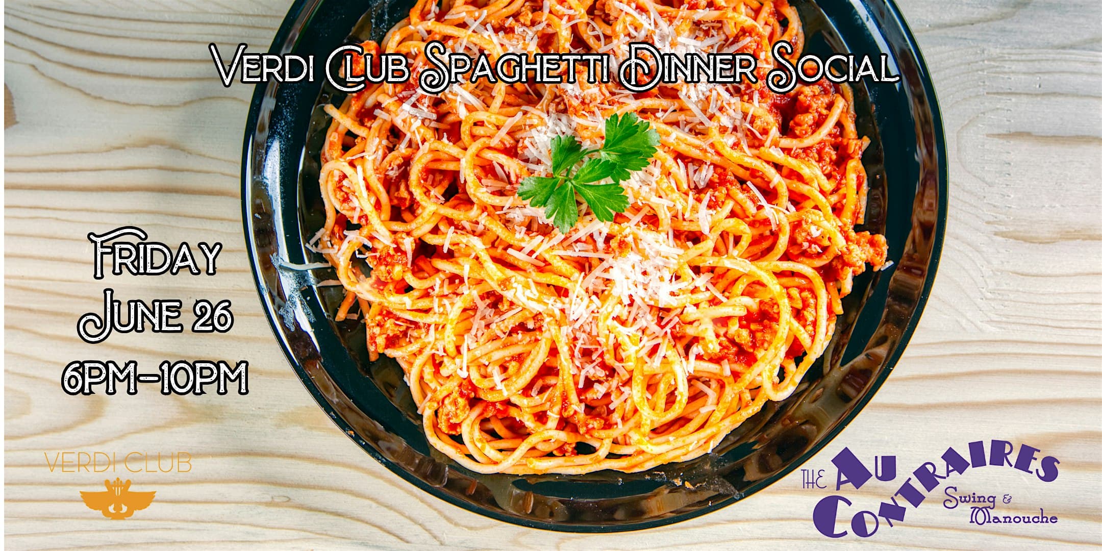 Verdi Club Spaghetti Dinner Social