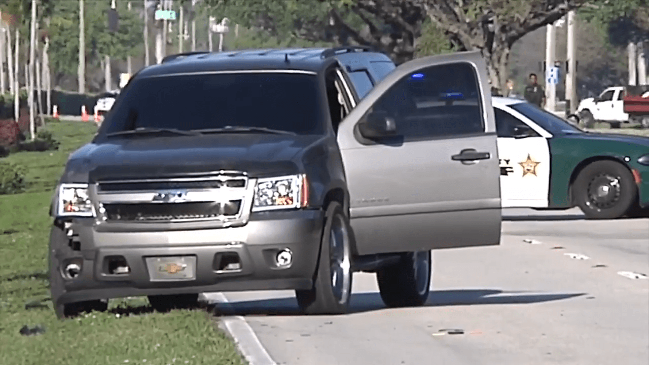 1 in critical condition after car strikes bicyclist in Pembroke Pines; road closed while investigation underway