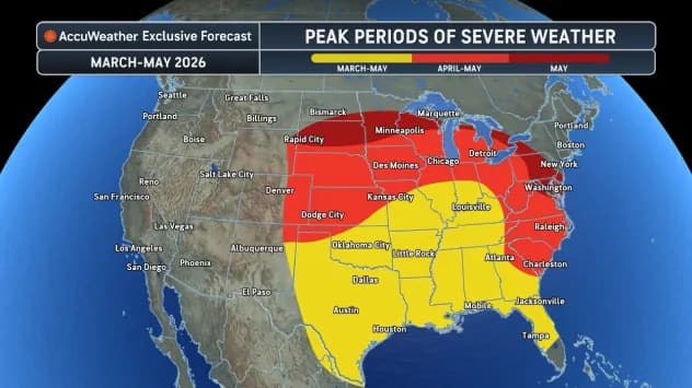 2026 Severe Weather Outlook: Tornado Frequency to Drop as Flooding and Wind Risks Intensify