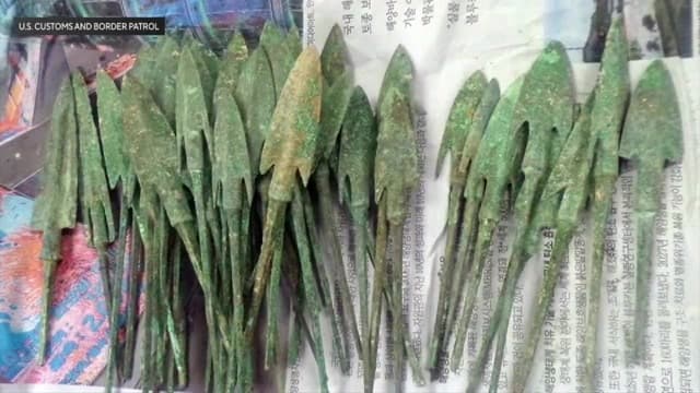 3 dozen swords, 50 arrowheads dating back 4,000 years seized in Philadelphia