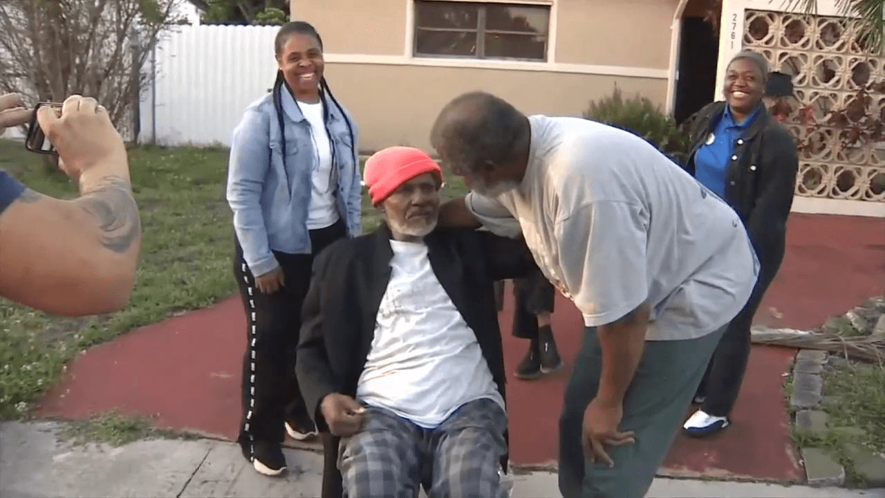 87-year-old man grateful to be alive after his home erupts in flames in Miami Gardens