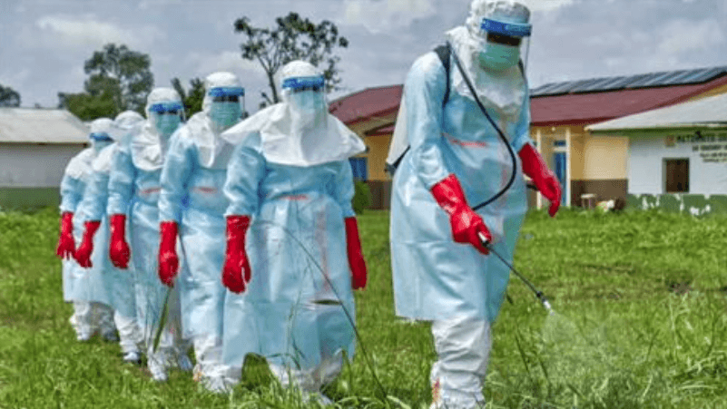 A second Ebola treatment center is set ablaze in eastern Congo, with 18 suspected cases fleeing