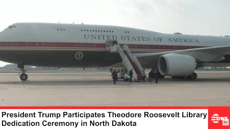Airborne Opulence and Billion-Dollar Disclosures: Trump Flies to North Dakota Under an Ethical Cloud (Video)