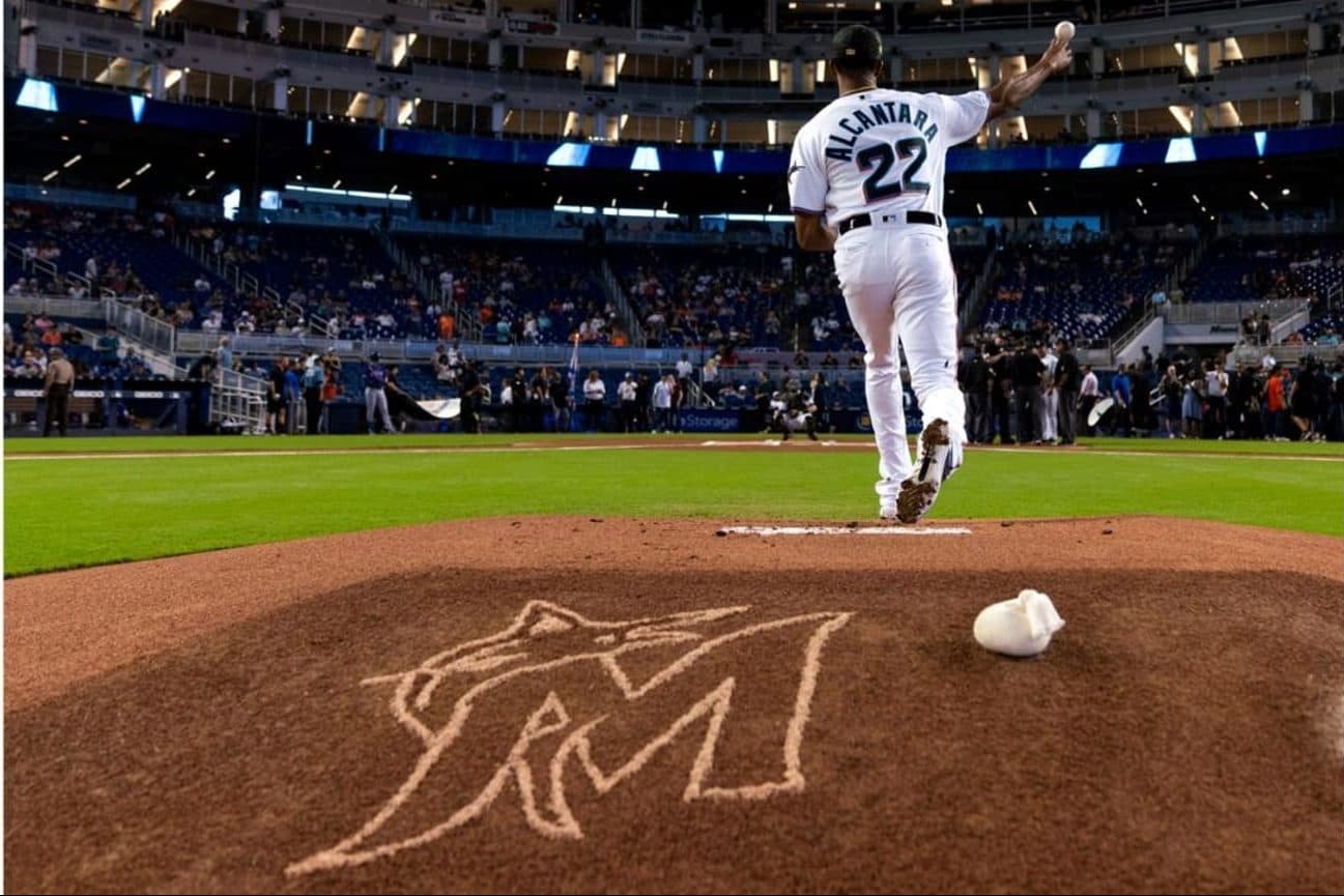 Alcantara rebounds on the mound and the Marlins snap their 5-game skid with a 7-3 win over the Nats