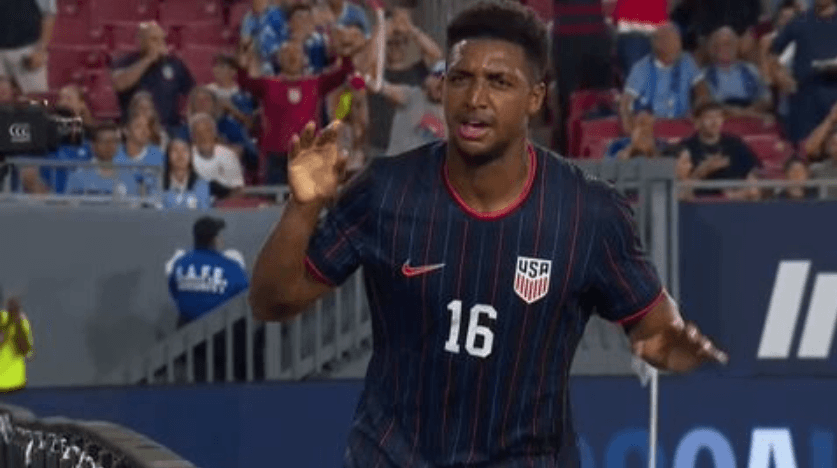 Alex Freeman, 21-year-old son of NFL standout Antonio Freeman, scores for US in World Cup win