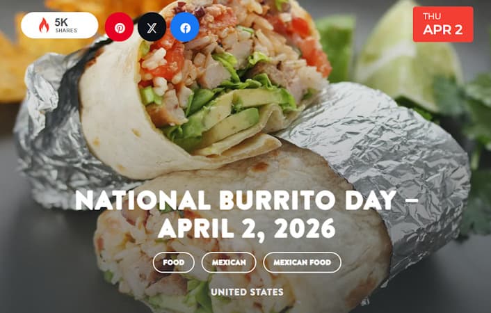 Around Since The 16th Century, The Word Burrito First Appeared In The Oxford Dictionary In 1958