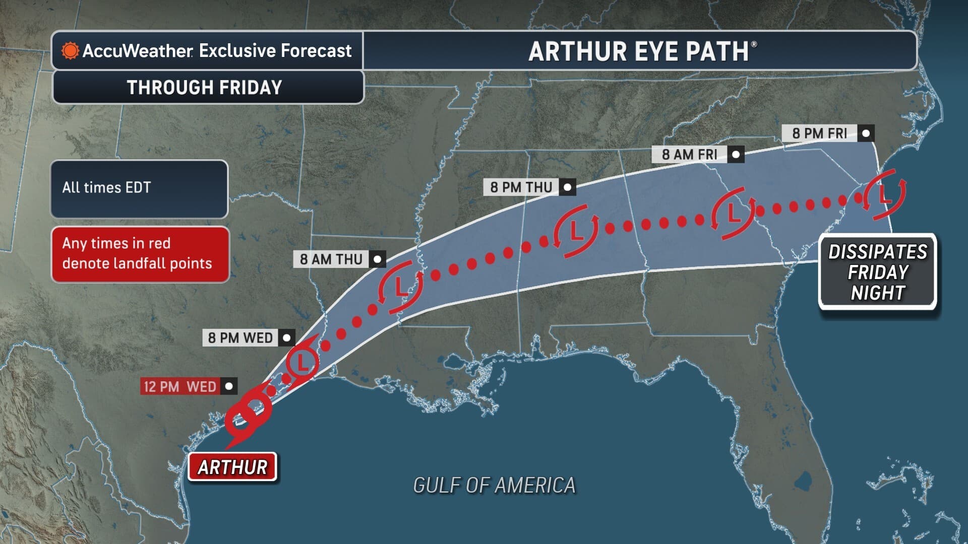Arthur Forms in the Gulf: Torrential Rain and Flash Flooding Threaten the Southeast