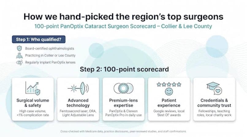 Best PanOptix Lens Cataract Surgeons in Marco Island: Local Patient Guide