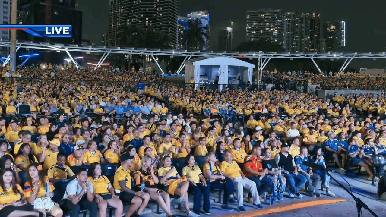 Colombian fans attend watch parties across Miami, share hopes for match against Uzbekistan
