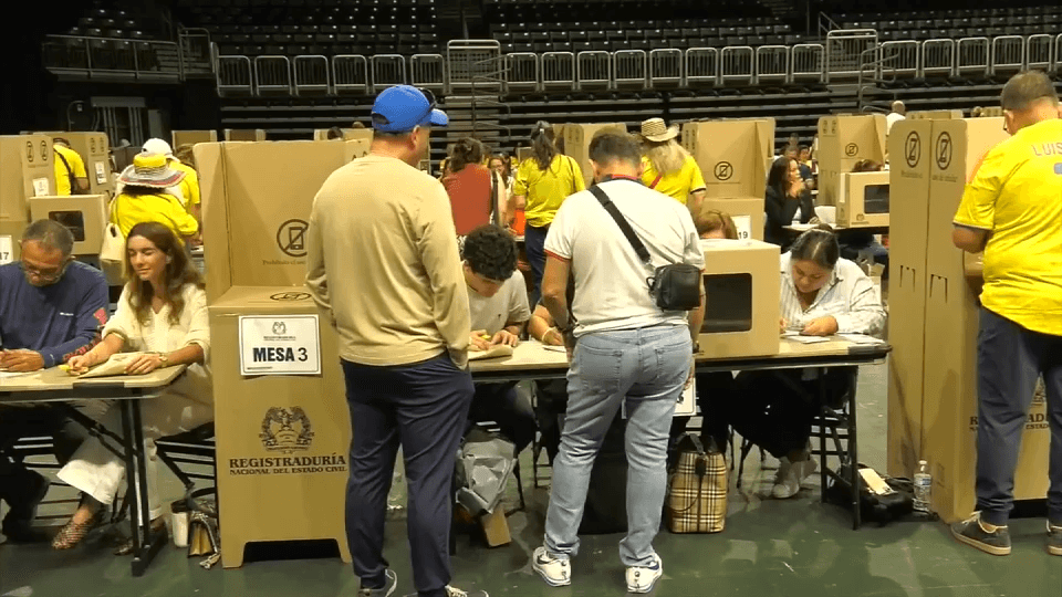 Colombian voters cast ballots for their next president in Coral Gables