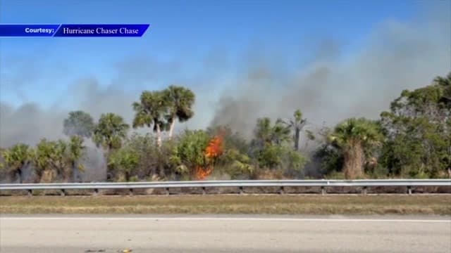 Deputies evacuate Jacksonville-area homes, Everglades wildfire continues to burn as drought persists