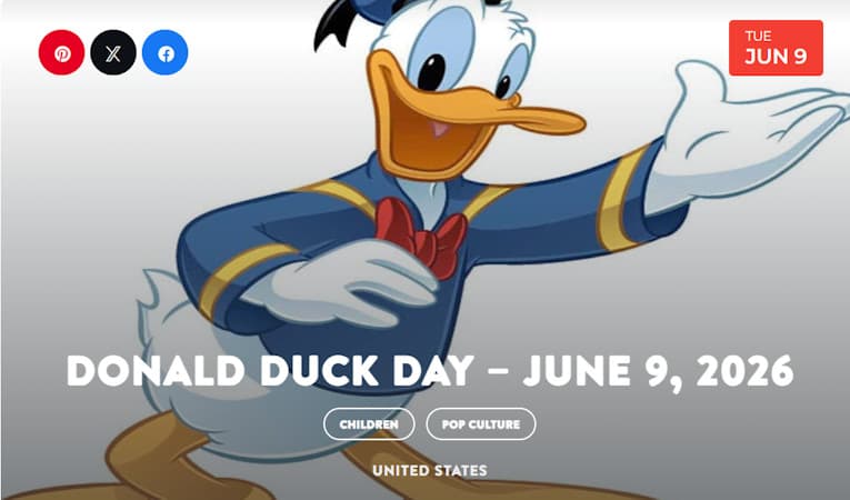 Donald Duck Has A Twin Sister Named Della Duck. She Is The Mother Of His Nephews, Huey, Dewey, And Louie