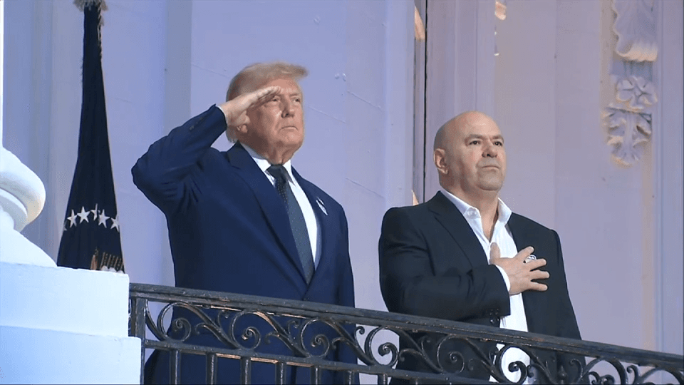Donald Trump turns 80 and celebrates with UFC cage fighting on the White House lawn