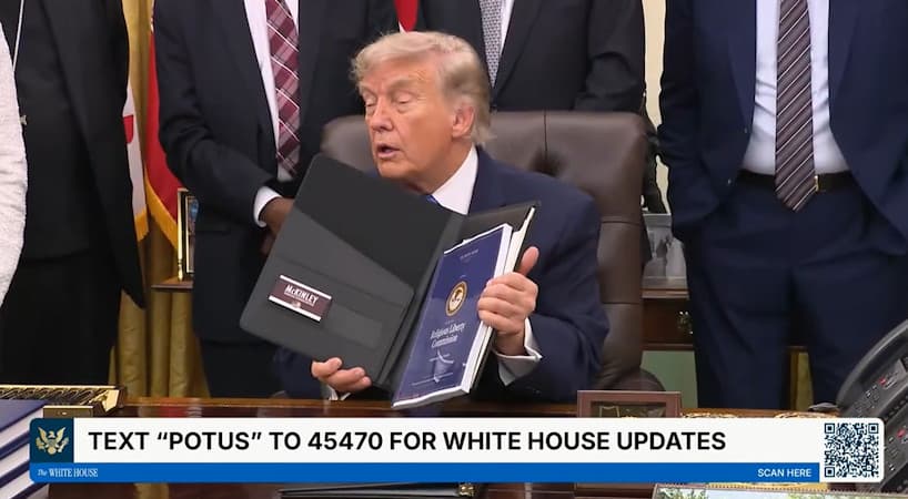 Faith, Power, and the Oval Office: Trump Accepts a Radical Reimagining of American Religious Liberty (Video)