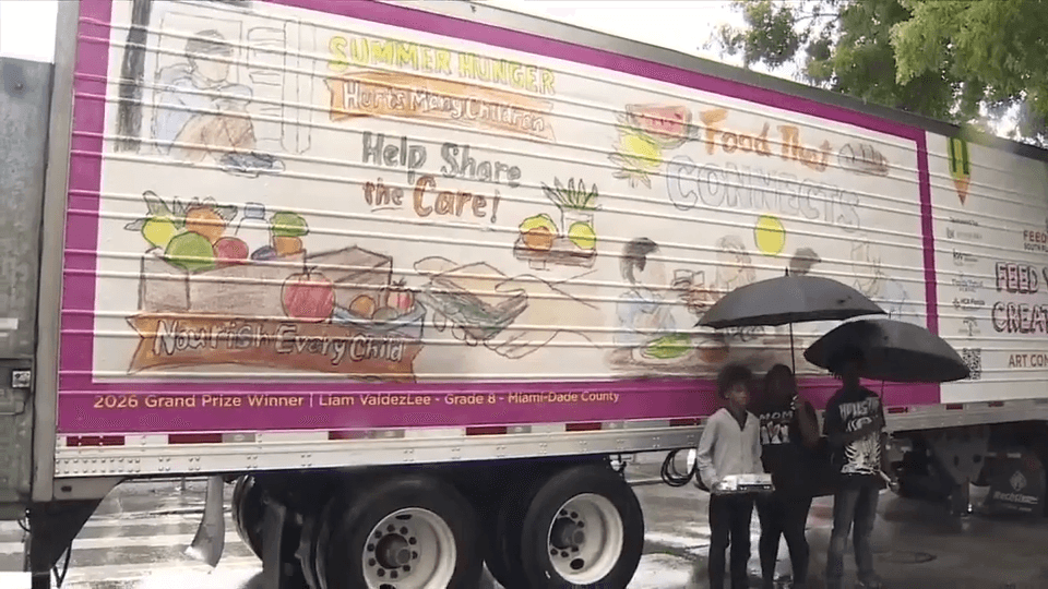 Feeding South Florida reveals new truck designed by student contest winner