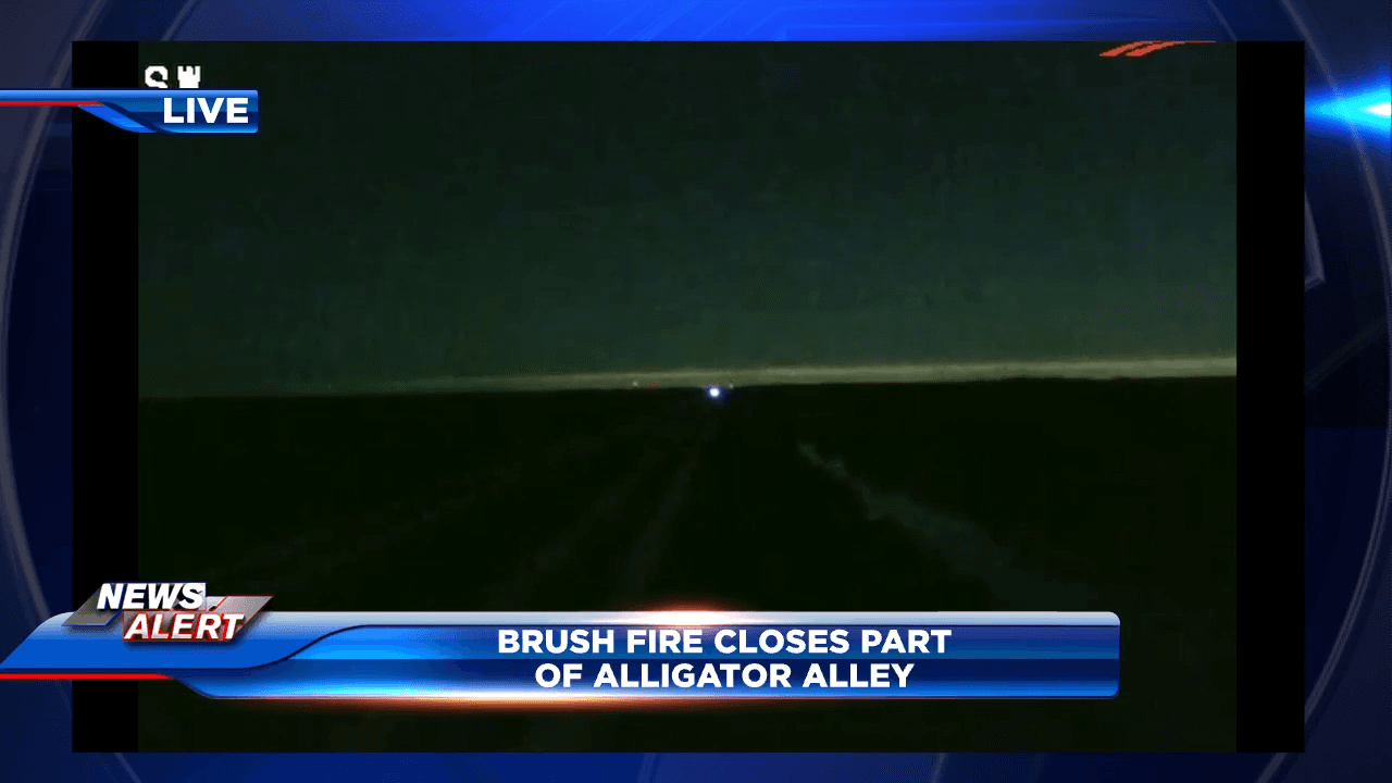 FHP closes I-75 between Exit 80 in Collier County to Exit 23 in Broward amid smoke conditions from fire