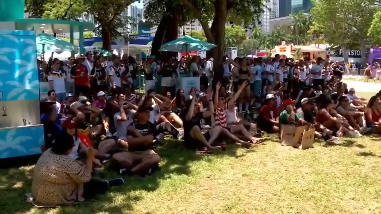 FIFA Fan Festival draws thousands of soccer fans on its second day
