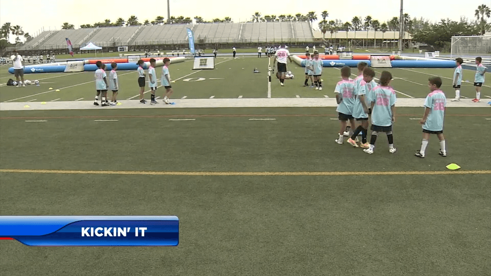 FIFA Host Committee holds youth soccer clinic at Tropical Park to expand access to sport