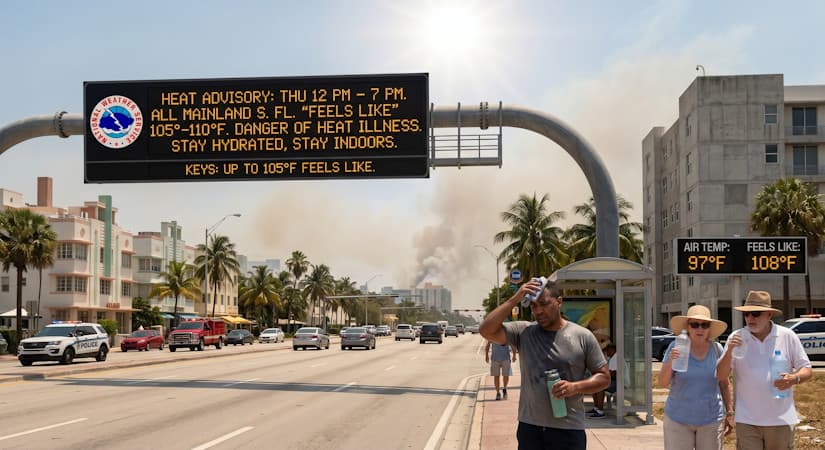 Florida Heat Advisory Issued