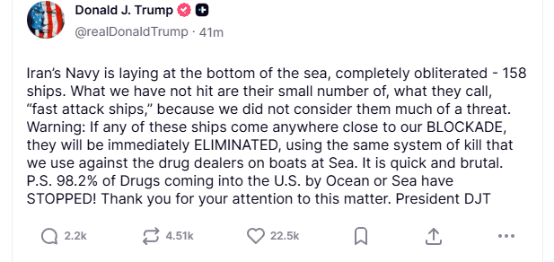 Global Crisis Erupts as Trump Enforces Hormuz Blockade and Orders Immediate Destruction of Hostile Vessels (Videos)