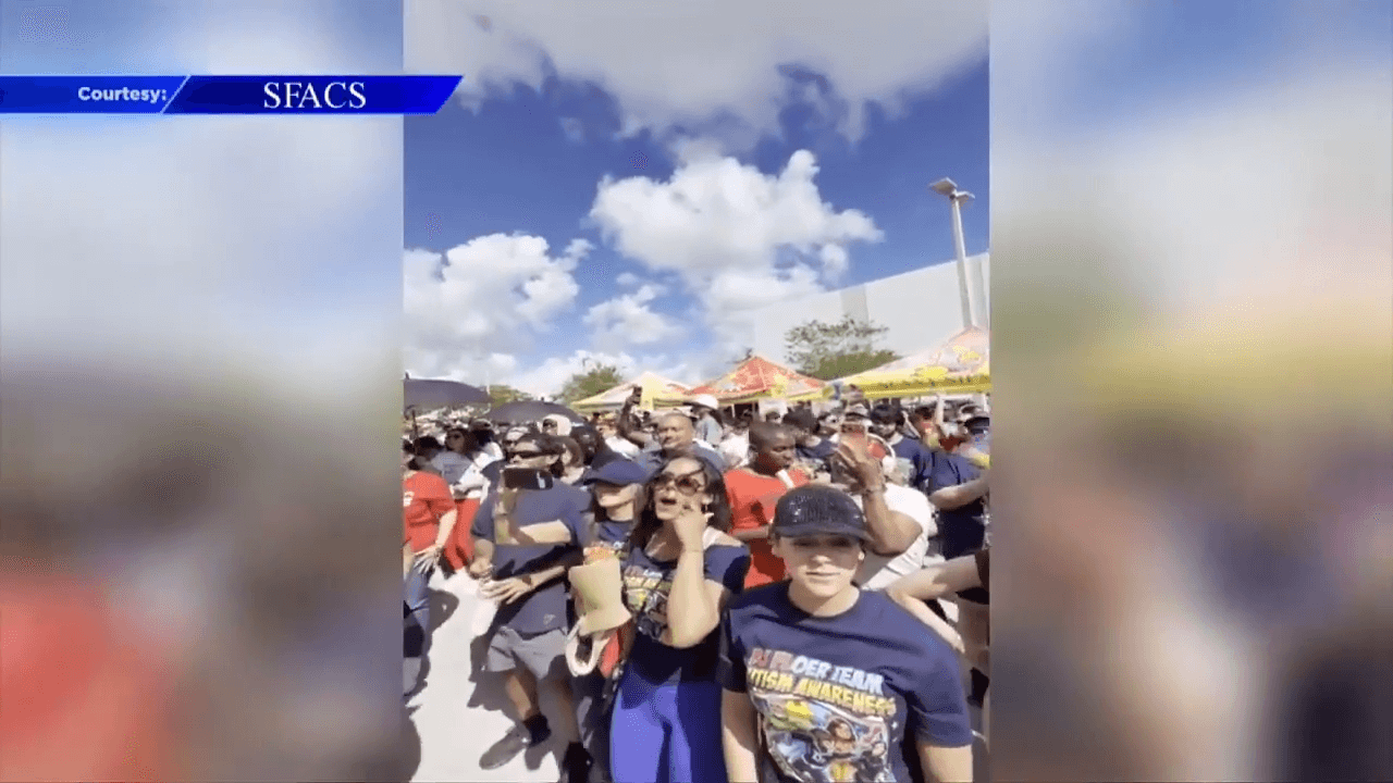 Hundreds of families, educators, and students attend South Florida Autism Charter School Walk and Safety Fair