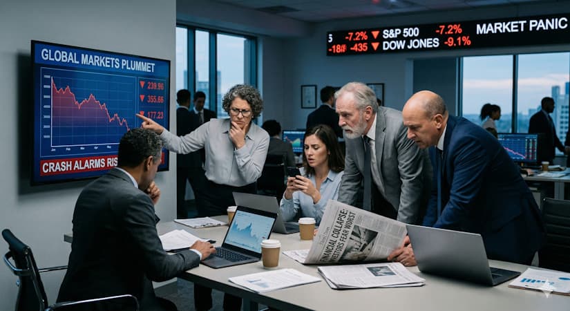 Is This 2008 All Over Again? Fears of a Financial Crash Grow Among Investors