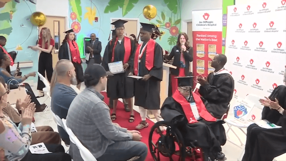 Joe DiMaggio Children’s Hospital hosts first pediatric patient graduation