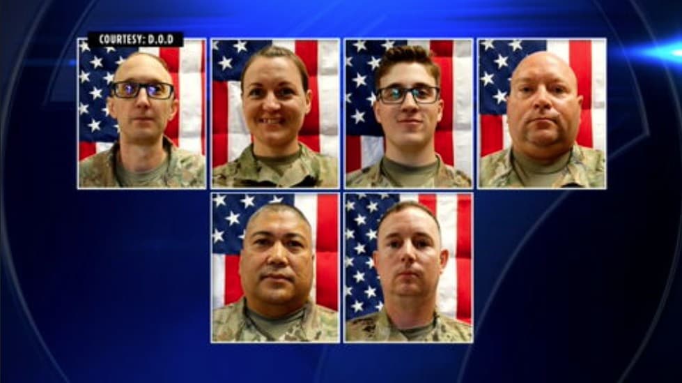 Last 2 names of 6 US soldiers who died in Kuwait attack identified by the Pentagon