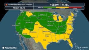 Massive Heat Dome To Bring Dangerous Triple-Digit RealFeel Temperatures For America250 Holiday Travel