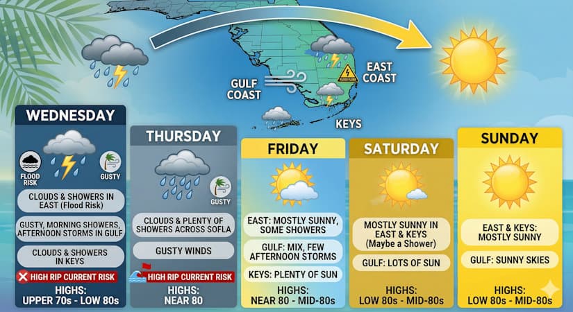 Midweek Storms And Flooding Risks Give Way To A Sunny And Warm Spring Weekend