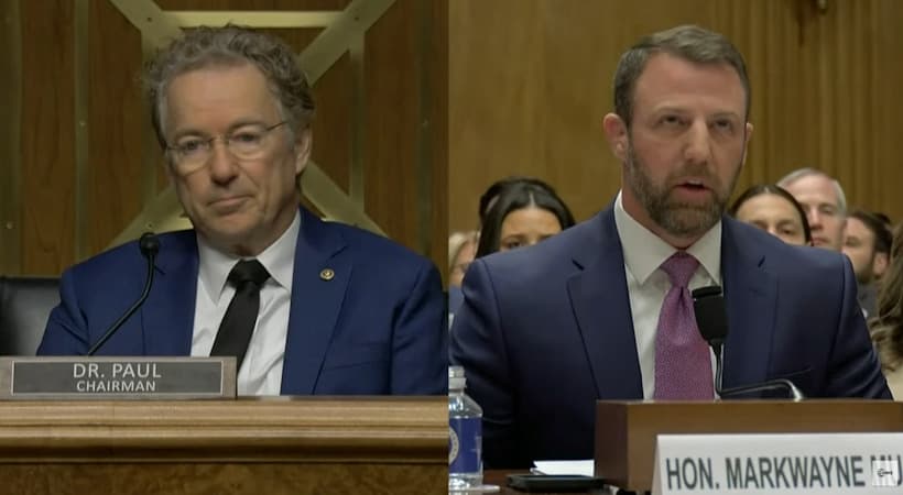 Mullin’s DHS Confirmation Hearing Erupts in Fiery Ideological Clash (Video)