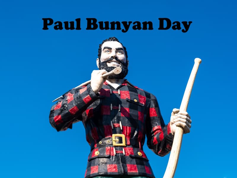 One Paul Bunyan Tale States “Babe The Blue Ox” Was A Gift From Daniel Boone And Davy Crockett