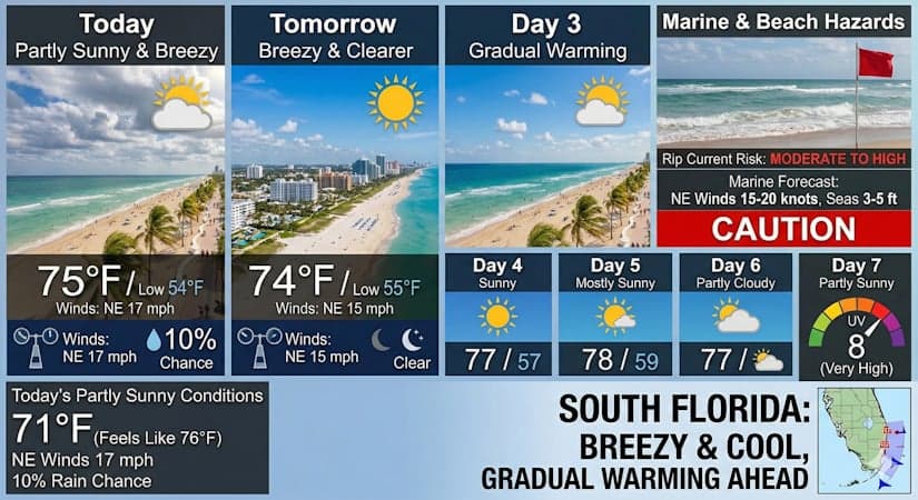 Partly Sunny Outlook For South Florida
